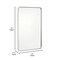 Flash Furniture Jada 40 x 30 Decorative Wall Mirror - Rounded Corners, Matte Silver HMHD-22M198YBN-SLV-GG - alternate 2